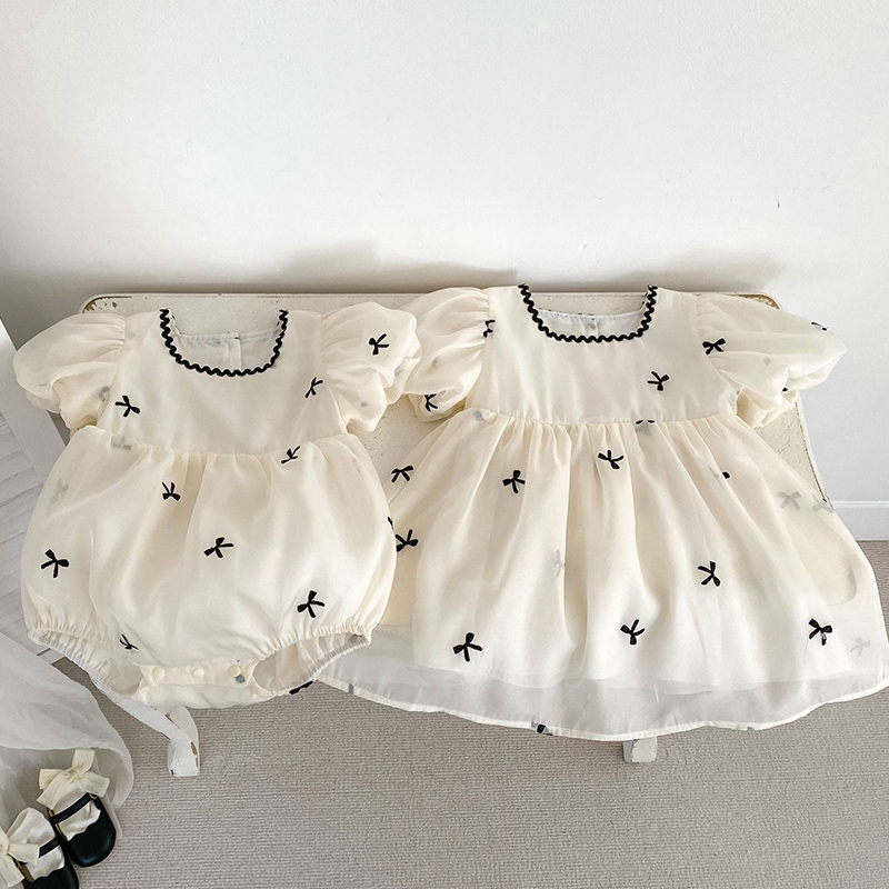 Baby Clothing In Summer - Ropa de hermanas para niños, vestido