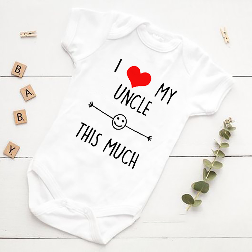Baby Clothing Brands - Me encanta mi tío, pelele para