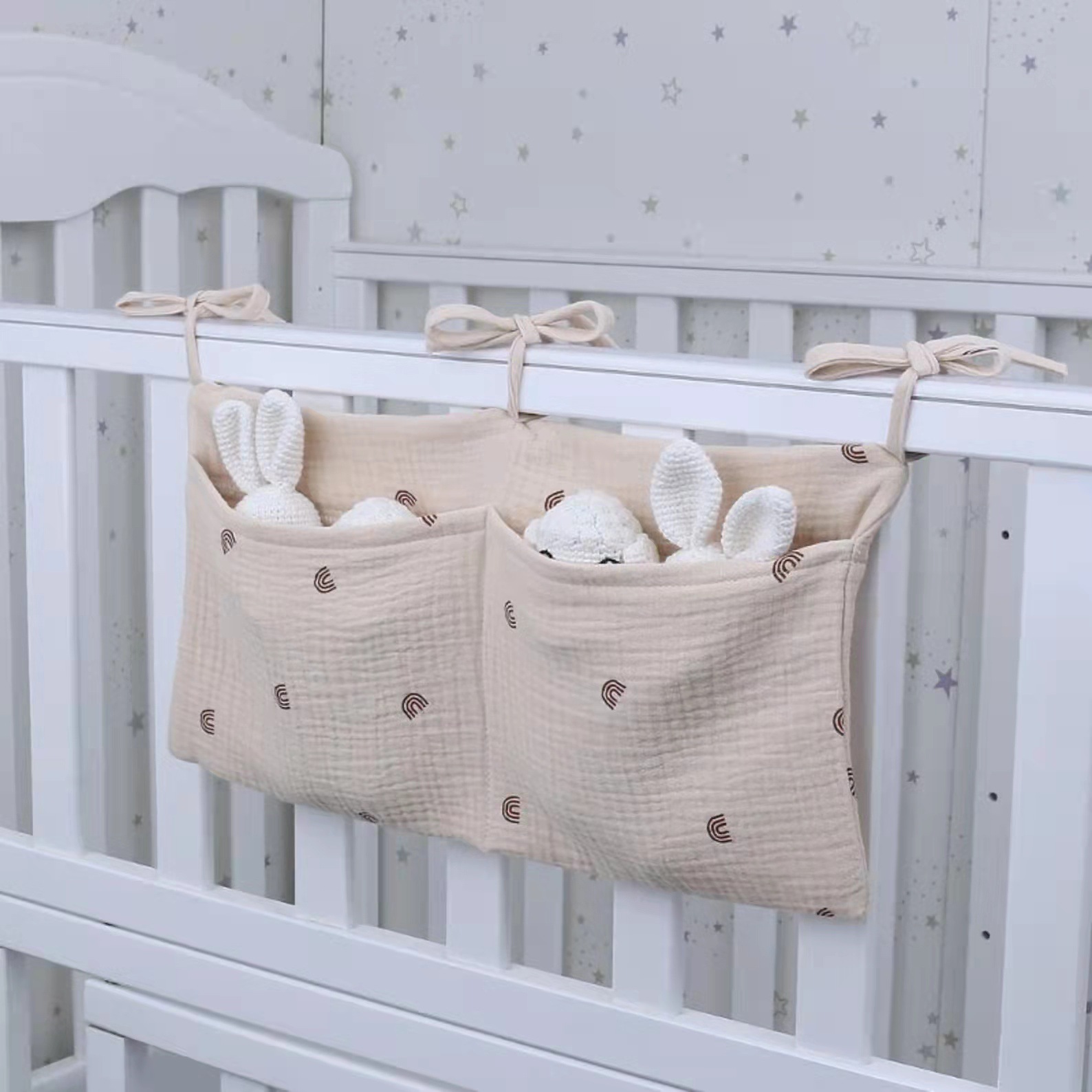Baby Clothing Hamper - Bolsa de almacenamiento portátil para cuna