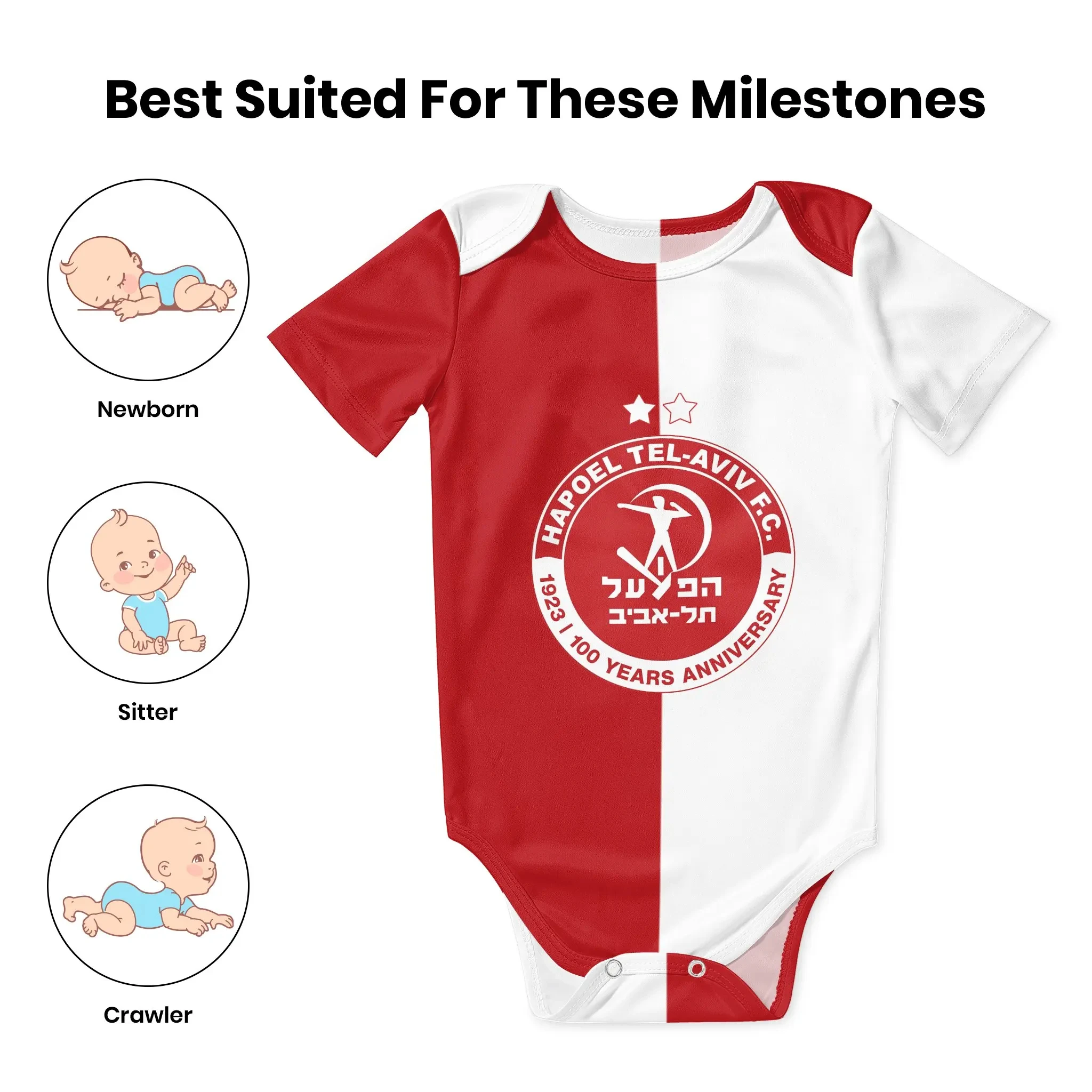 Hapoel Tel Aviv Body para bebé - Baby Clothing Brands reseña y precio