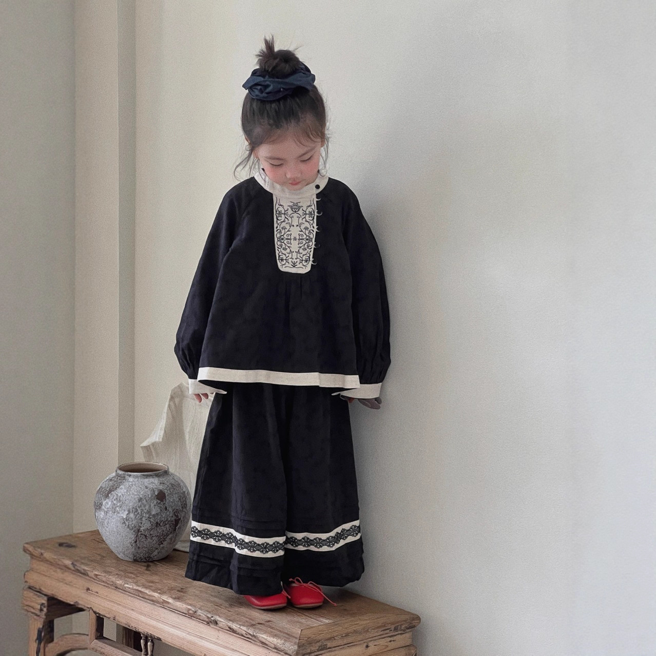 Traje para niñas, otoño 2021,  - Baby Clothing Industry reseña y precio