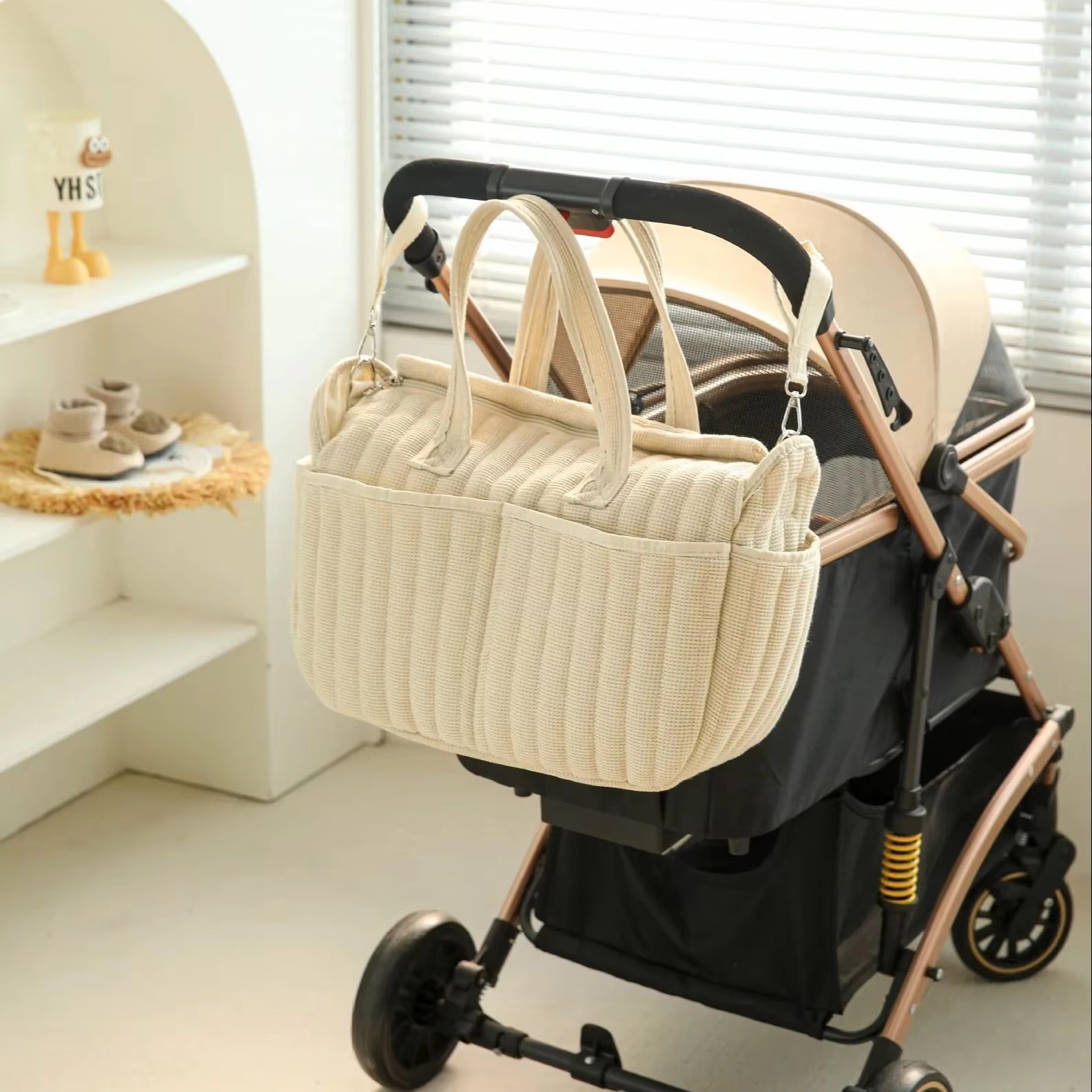 Bolsa de pañales para bebé a l - Baby Clothing Hamper reseña y precio